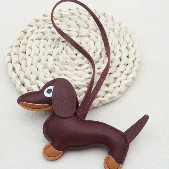 Puffy Large Dachshund Dog Purse and Bag Accessory or Keychain (2025 style) - Picture 9 of 13